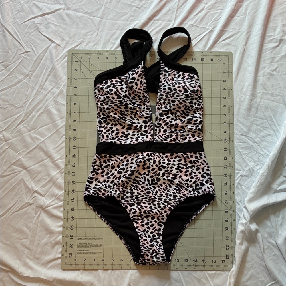 Chic Animal Print Swimsuit